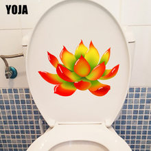 YOJA 21X14.8CM Colored Succulents Cartoon Wall Stickers For Kids Rooms Fashion Toilet WC Decor T1-1540 2024 - buy cheap