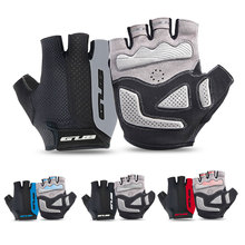 GUB 2099 короткие велосипедные перчатки с открытыми пальцами уличные спортивные горные противоударные Нескользящие дышащие мужские велосипедные перчатки без пальцев 2024 - купить недорого
