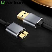 Кабель USB 3,0 для быстрой зарядки и синхронизации данных, кабель для внешнего жесткого диска samsung S5 USB-C 2024 - купить недорого