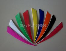 free shipping high quality 5" turkey feather arrow fletching arrow vanes for hunting arrows in shield shape 1000pcs/lot 2024 - buy cheap