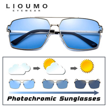Classic Brand Design Square Sunglasses Polarized Men Women Fashion Travel Ocean Color Lens Discoloration Eyewear Oculos De Sol 2024 - buy cheap