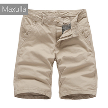 Maxulla carga Mens corto de verano de algodón de las Bermudas pantalones cortos Hombre causal pantalones cortos de gran tamaño 5 colores Mla051 2024 - compra barato