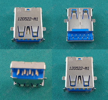 Lote de 10 unidades de conector USB 3,0 de 17mm, compatible con ASUS A43S, X43S, K43, X44L, K53, N53SV, K53Z, placa base para ordenador portátil, puerto de conector usb hembra 2024 - compra barato