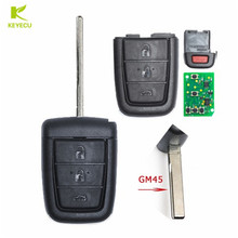KEYECU Replacement New 3+1 Button Remote Key Fob 315MHz/433MHz ID46 Chip With GM45 Blade for Holden Commodore VE 2006-2013 2024 - buy cheap