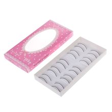 10PCS Training Lashes for Eyelash Extension Self-adhesive Practice Lashes Strip 8mm Fake Eyelashes False Eyelash 2024 - buy cheap