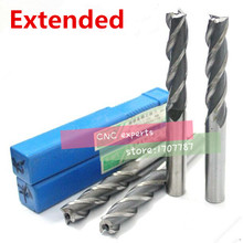 2pcs /set 3F-11.0~20.0 HSS & Extended Aluminium End Mill Cutter CNC Bit Milling Machinery tools Cutting tools.Lathe Tool 2024 - buy cheap