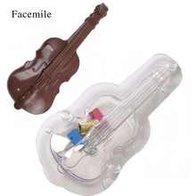 Violin 3D Candy Chocolate Mold DIY Handmade Plastic Fondant Jelly  Mould Cake Decorating Molds Baking Tool 2024 - buy cheap