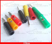 16sets Copper colors Banana Jack 2mm Pinhead + banana plug for Multimeter Probes 2024 - buy cheap