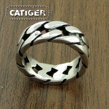 Спиральное вязаное кольцо из нержавеющей стали 316L в стиле панк, популярное индивидуальное умное позолоченное веревочное кольцо, ювелирные изделия для Европы 2024 - купить недорого