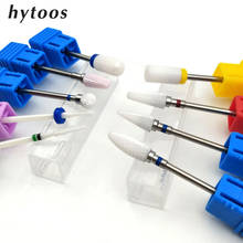 HYTOOS High Quality Nail Drills 3/32" Ceramic Nail Drill Bit Rotary Burr Manicure Cutters Nails Accessories Remove Gel Tools 2024 - buy cheap