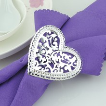 10pcs/lot Free shipping metal pentagram napkin rings, silver napkin holder, napkin buckle hotel wedding table decoration 2024 - buy cheap