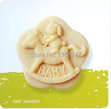 new arrival baby ride horse shaped silicone mold for decor soap , silicone soap mold cake mold candle mold 2024 - buy cheap