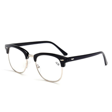 New Brand Designer Women Men Metal Half-Rimless Reading Glasses Retro Vintage Prebyopia Eyeglasses 2024 - buy cheap