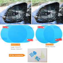 2pcs Car Accessories Anti-fog Film Rearview Mirror Rain Rainproof Blades for ford focus 2 3 4 Eyebrow Rain Cover Car Accessories 2024 - buy cheap