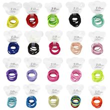 Baby Girls Mini Elastic Rubber Band Fluorescence Bright Color Hair Ropes Polyester Ponytail Holder Tie Gums Rings 2024 - buy cheap