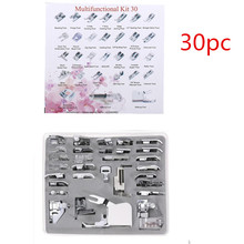 30 PCS Domestic Sewing Foot Presser Feet Set for Singer, Brother, JanomeNew hardcoverAnd Low Shank Sewing Machines 5BB5084 2024 - buy cheap