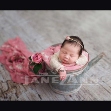 Jane Z Ann-cojín de algodón con bordado de flores para recién nacidos, accesorios de fotografía, relleno de cesta 2024 - compra barato