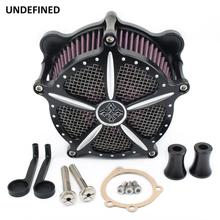 Motorcycle Air Filter Cleaner Cross Crafts Intake Kits For Harley Twin Cam EVO Touring Road King Glide Dyna FXR Softail Filtre 2024 - buy cheap