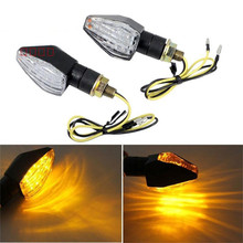 1 pair Motorcycle Turn Signal Indicator Lights Modified Motorbike parts Retro Turn Signal Indicators for Harley Honda CG125 2024 - buy cheap