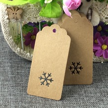 200PCS Hollow Out Snowflake Hang Tags/Price Tags/Gift Tags Paper Cards/Packaging Labels For Gift/Box/Jewelry/Craft/Glass/Garment 2024 - buy cheap