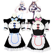 NEKOPARA OVA Chocola Vanilla Maid Apron Dress Uniform Outfit Anime Customize Cosplay Costumes 2024 - buy cheap
