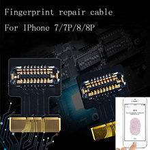 Отпечаток пальца гибкий кабель Touch ID отпечаток пальца неисправность FPC разъем гибкий кабель для Iphone 7 8 Touch ID ремонт плоский кабель 2024 - купить недорого