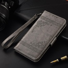 Flip Leather Case For Nokia 6.1 6 2018 case Fundas Printed Flower wallet cases with Strap soft TPU back cover 2024 - buy cheap