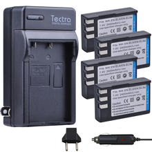 Tectra-Batería de iones de litio EN-EL9 EN EL9 EN EL9A, cargador Digital para Nikon D60 D40 D40X D5000 D3000 EN-EL9A, 4 Uds. 2024 - compra barato