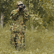 Ropa de caza 3D trajes de hoja de arce Ghillie biónicos Yowie francotirador Birdwatch Airsoft camuflaje ropa chaqueta CS ropa 2024 - compra barato