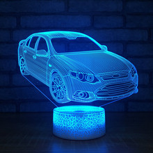 Luz Led de noche para coche Puente, lámpara 3d con cambio de 7 colores, regalo de actividades creativas, mesa pequeña personalizada 2024 - compra barato