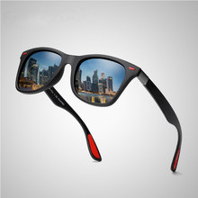 Square Rivet Polarized Men Sunglasses Luxury Brand Design Coating Mirror Sunglasses Man Vintage Outdoor Shades Oculos De Sol New 2024 - buy cheap
