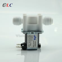 Válvula solenoide de água para bebidas, 220v, fechada normalmente, n/c, 2 vias, 1/4 polegadas, chicote, máquina ro de alta pressão, fontes de água 2024 - compre barato