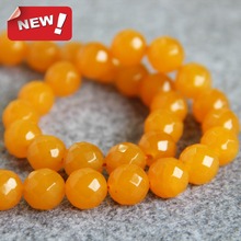 2019 New For Necklace&Bracelet 12mm Natural Yellow Turkey Chalcedony Beads Created Round DIY Loose Beads 15inch Jewelry Making 2024 - buy cheap