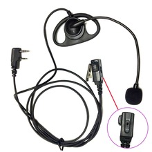 2 Pin VOX Headset Earpiece Earphone For KENWOOD BAOFENG UV-5R Retevis H777 RT3 TYT WOUXUN KG-UV8D PUXING Two Way Radio 2024 - buy cheap