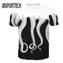 Summer 2020 New Fashion Brand T-shirt Men Casual Octopus 3D Printed Short Sleeves Tee Shirt Street Big Size 3XL 4XL Men's Tops 2024 - buy cheap