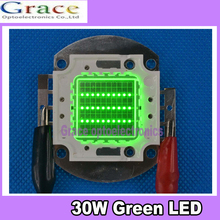 5 peças 30 w 30 w verde 520-530nm luz de led de alta potência 2024 - compre barato