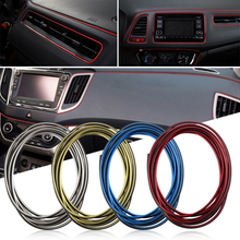 Tira de panel de Control Central para puerta de coche, accesorio decorativo para Volkswagen, Polo, Passat B6, BMW F10, F30, E60, Ford Focus 2, 3, Fiesta 2024 - compra barato
