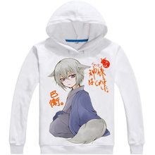 Kamisama beso Sudadera con capucha Anime Fox Yokai Tomoe de Cosplay blanco sudaderas con capucha Linda sudaderas japonesa de dibujos animados de los Fans 2024 - compra barato