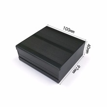 Caja de carcasa eléctrica de aleación de aluminio para instrumentos DIY 97X40X100mm nuevo 2024 - compra barato