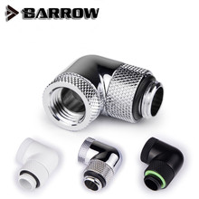 Barrow Black Silver White G1/4''thread 90 degree two Rotary Fitting Adapter Rotating 90 degrees water cooling Adaptors TWT90S-V2 2024 - buy cheap