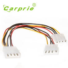 18 см 2 канальный 4 pin БП Мощность разветвитель кабеля LP4 Molex отклонения в размерах на 1-2 капли Shipping_KXL0707 2024 - купить недорого