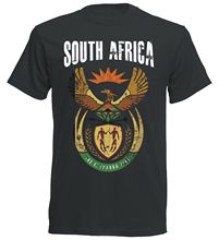 Camiseta de algodão masculina, camiseta manga curta para o verão, camiseta do sul da áfrica do sul, camiseta clássica para homens vintage 2024 - compre barato