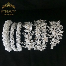 New 5 Designs Rhinestone Silver/Golden Crystal Crown Tiara Headpiece Royal Bridal Wedding Dressing Crown Accessory Women Jewelry 2024 - купить недорого