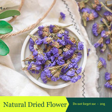 Flor seca para decoración del hogar, 20g, flores naturales púrpuras 2024 - compra barato