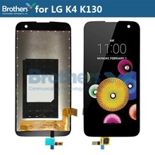 Tela lcd para lg k4 k130, tela sensível ao toque para substituição, peça de reposição em celular 2024 - compre barato