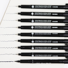 Conjunto de punta de aguja bolígrafo gráfico, rotuladores de pigmento para dibujo de Manga, marcadores de dibujo fino, suministros de arte gráfico, 8 + 1 Uds., nuevo 2024 - compra barato