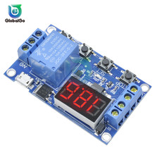 5V Micro USB Time Delay Relay Module 4 Button 3 Digit Digital Tube LED Digital Time Delay Relay Trigger Timer Control Switch 2024 - buy cheap