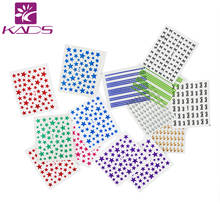 KADS Hot Selling 35pcs/set Colorful Stars Design 3D Nail Art Water Decals Manicure Nail Art Decoration Transfer Stickers Tools 2024 - buy cheap