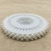 Hot Sale 35mm 40Pcs White Round Head Dressmaking Pearl Decorating Sewing Pin Craft For Home Garden DIY Crafts Tool Accessories 2024 - buy cheap