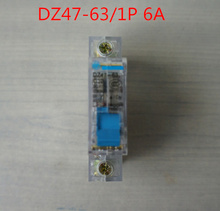 1P DZ47-63/1P 6A C6 230V~ 50HZ/60HZ small Transparent Circuit breaker AC MCB safety breaker C Type 2024 - buy cheap
